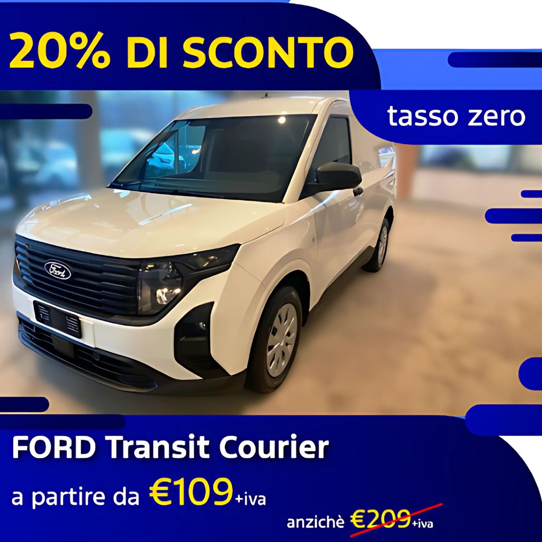 SPECIALE FORD TRANSIT COURIER!